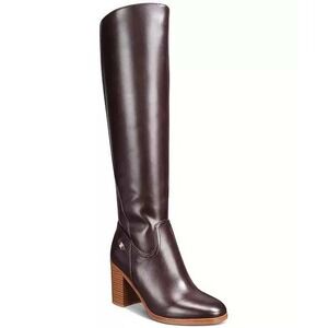 NWB Gianni Bernini Odetteel Knee High Boots Brown Leather Size‎ 8